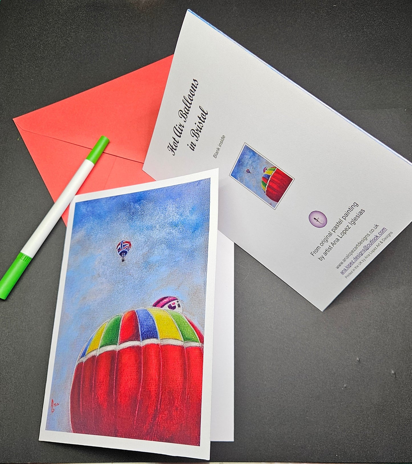 Greeting Cards - Hot Air Balloons in Bristol