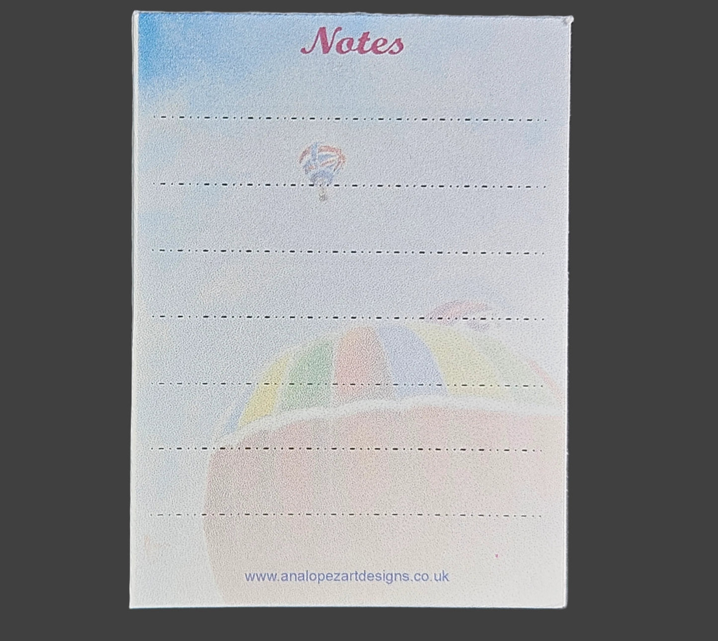 Notepads with Hot Air Balloons in Bristol design - Notepads