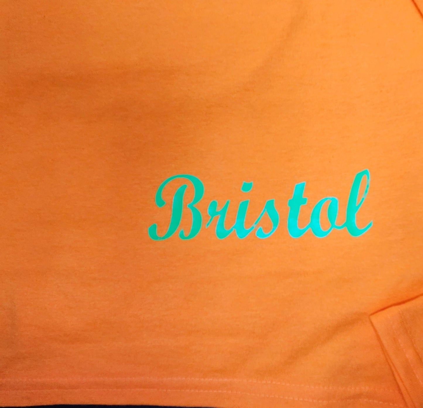 Safety Orange. T-Shirts with Hot Air Balloons in Bristol Graphics for Adults. Safety Orange colour