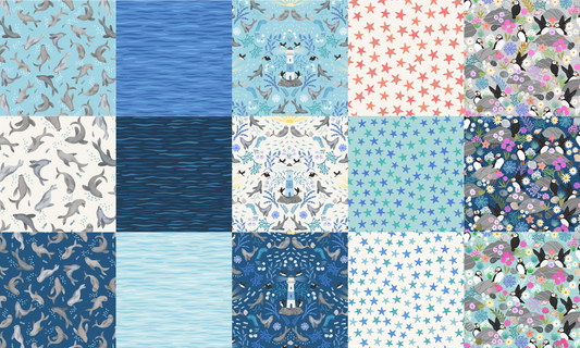 Fat Quarter Bundle - 15 pieces  - Collection by Lewis & Irene - Available in May